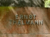 In Chemnitz fotografierten wir am Schlossteich eine gut erhaltene Büste eines ebenfalls jedem Kind der DDR bekannten Persönlichkeit: Ernst Thälmann.