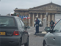 Verkehrspolizist am Place de la Concorde