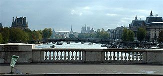 Blick zur Ile de la Cite und Notre Dame