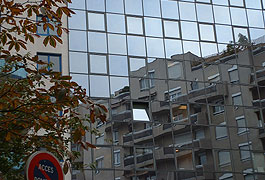 Glasfassade in La Defense