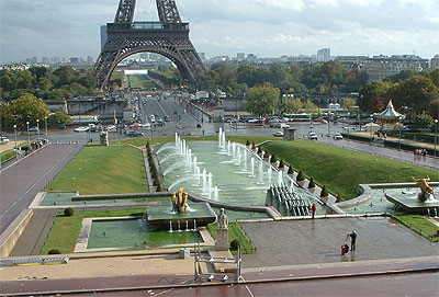 Brunnenanlage des Palais de Chaillot