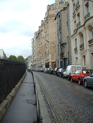 Diese Straße hat uns jeden Tag einen Platz geboten - mal weiter vorn, mal weiter hinten