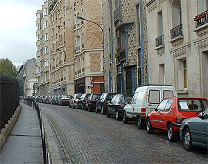 Unsere Parkstraße für die nächsten Tage