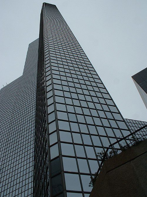 Beeindruckende Sicht von unten