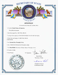 Die Apostille