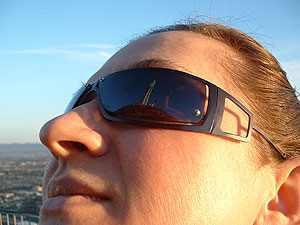 Olgas Blick nach oben