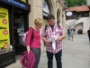 In Krakau angekommen: Kasia und Carsten entscheiden über unsere Wege während Rafal und ich Fotos machen.