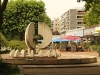 Der zweite Leuchtbrunnen am Neustädter Markt (Innere Neustadt) ist leider ohne Wasser