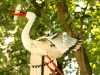 Der Storch vom Queckbrunnen, Am Queckbrunnen (Wilsdruffer Vorstadt) im Detail