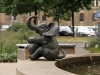 Elefantennahaufnahme vom Sarrasani-Brunnen, Sarrasanistraße (Innere Neustadt)