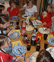 Die Vernichtung des Abendessens