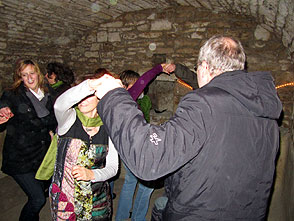 Polka mit den Zuschauern